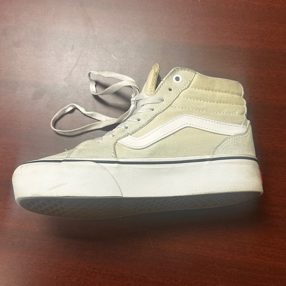 Vans Sk8 Hi Platform Sneakers Womens Size 6.5 Hi Top Shoes Canvas Street Skaer - Picture 6 of 10